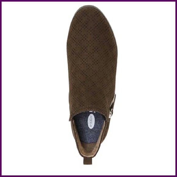 Women's Zip Ankle Boots Size 9W Recycled Fabric Comfort Arch Support - Picture 6 of 8